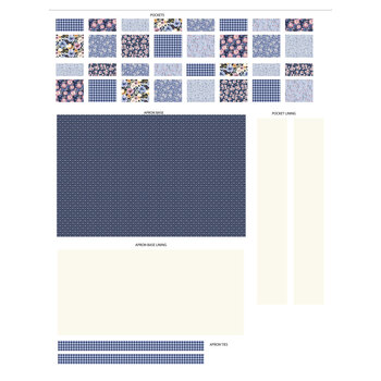Twilight on the Prairie HD18859-NAVY Apron Panel by Modern Prairie for Riley Blake Designs