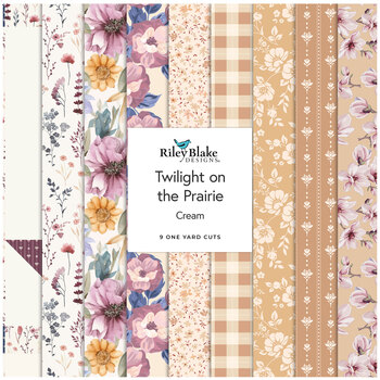 Twilight on the Prairie  One Yard Bundle Cream Modern Prairie for Riley Blake Designs