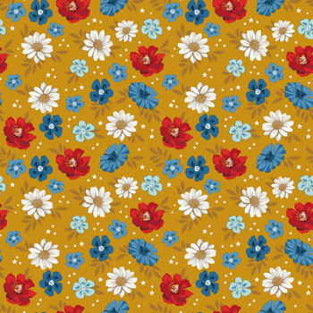 Patriotic Pride C18741-GOLDEN by Sandy Gervais for Riley Blake Designs