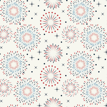 Patriotic Pride C18742-CREAM by Sandy Gervais for Riley Blake Designs