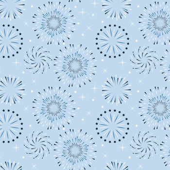 Patriotic Pride C18742-BLUE by Sandy Gervais for Riley Blake Designs