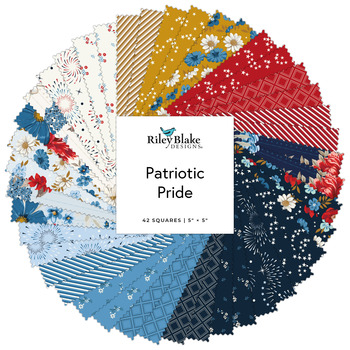 Patriotic Pride  5" Stacker Sandy Gervais for Riley Blake Designs