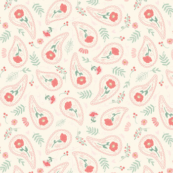 Briarhill C18632-VINTAGEWHITE by Beverly McCullough for Riley Blake Designs