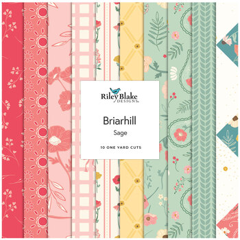 Briarhill  One Yard Bundle Sage Beverly McCullough for Riley Blake Designs