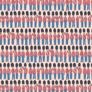 From London, With Love C18993-PEACH by Cath Kidston for Riley Blake Designs