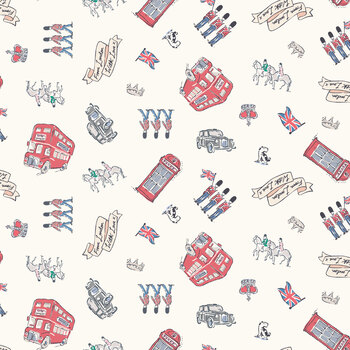From London, With Love C18995-CREAM by Cath Kidston for Riley Blake Designs
