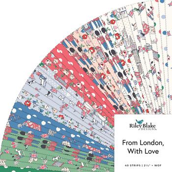 From London, With Love  2.5" Rolie Polie Cath Kidston for Riley Blake Designs