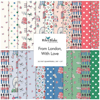 From London, With Love  Fat Quarter Bundle Cath Kidston for Riley Blake Designs