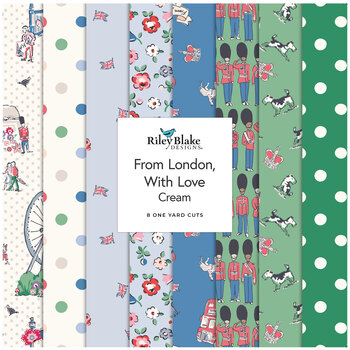 From London, With Love  One Yard Cream Bundle Cath Kidston for Riley Blake Designs