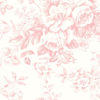 Rosewater Cottage C18810-PINK by Laura Ashley for Riley Blake Designs