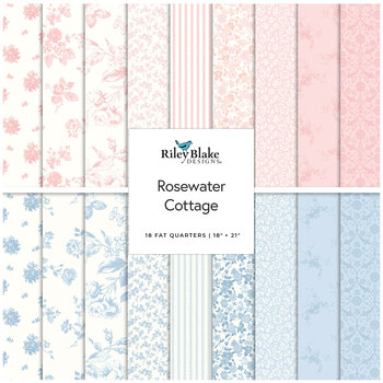 Rosewater Cottage  Fat Quarter Bundle Laura Ashley for Riley Blake Designs