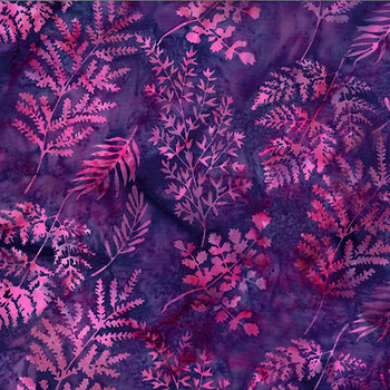 Bali Batiks - Fuchsia Bloom Y2700-423 Marsala by Hoffman Fabrics