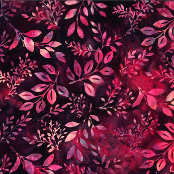 Bali Batiks - Fuchsia Bloom Y2699-143 Ruby by Hoffman Fabrics