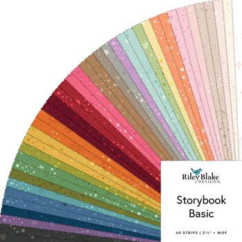 Storybook Basic  2.5" Rolie Polie Jennifer Long for Riley Blake Designs