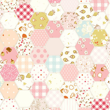 Ashmere C18891-PINK by Minki Kim for Riley Blake Designs