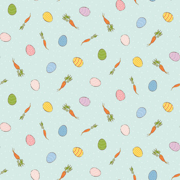 Peter Rabbit™ Spring C18754-BLEACHEDDENIM by Riley Blake Designs