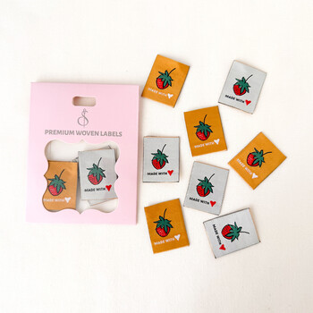 Sew In Labels - Made With Love - Woven - 8ct