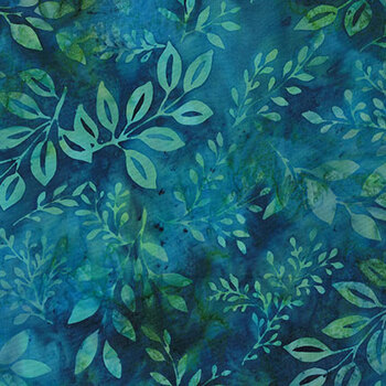 Bali Batiks - Deep Blue Reefs Y2699-577 Bayou by Hoffman Fabrics