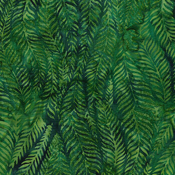 Bali Batiks - Deep Blue Reefs Y2695-141 Pine by Hoffman Fabrics