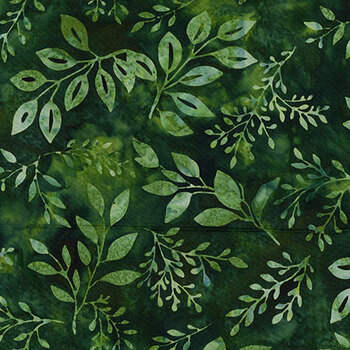 Bali Batiks - Deep Blue Reefs Y2699-69 Jungle by Hoffman Fabrics