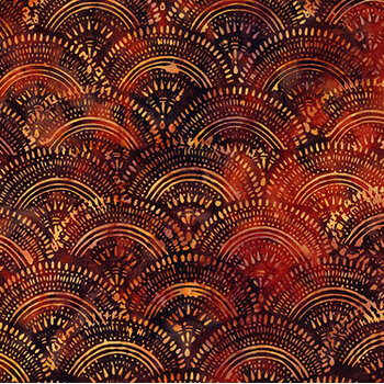 Bali Batiks - Tree Top View Y2706-100 Adobe by Hoffman Fabrics