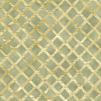 Cottage Blooms 32442-H Diagonal Plaid by Gail Flores for QT Fabrics