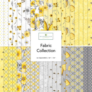 Buzzin' Blooms  10 Karat Crystals Susan Winget for Wilmington Prints