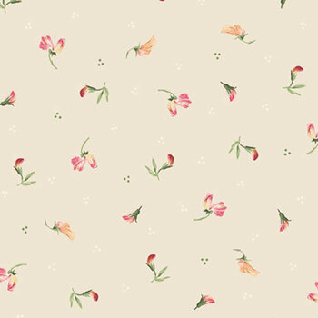 Peony Hill PHIL-6535 Beige by Tina Higgins for P&B Textiles