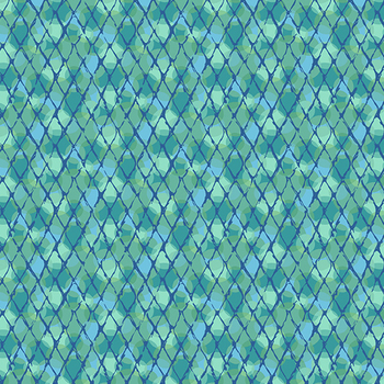 Anacapa Isle A-10494-T Nets Aegean by Nancy Rink for Andover Fabrics