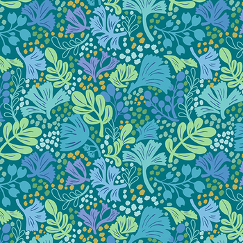 Anacapa Isle A-10493-T Fronds Emerald by Nancy Rink for Andover Fabrics