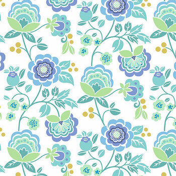 Anacapa Isle 108" Wide AW-10587-L Flora Drift by Nancy Rink for Andover Fabrics
