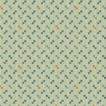Practical Magic A-293-T Square Dance Light Teal by Laundry Basket Quilts for Andover Fabrics