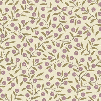 Practical Magic A-286-P Thimble Plum by Laundry Basket Quilts for Andover Fabrics