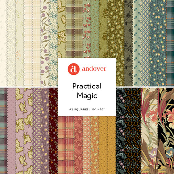 Practical Magic  10" Squares Laundry Basket Quilts for Andover Fabrics