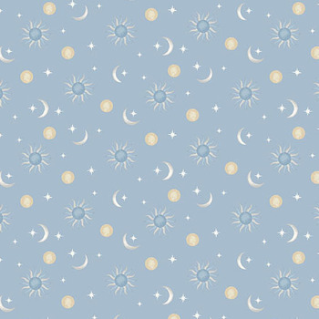 Midnight Garden A-10296-LB Celestial Waltz Deep Blue by Stacie Mar for Andover Fabrics