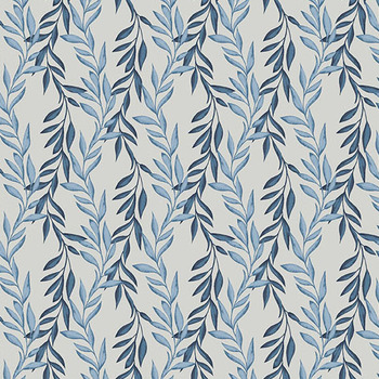 Midnight Garden A-10295-N Starlit Vines Rich Midnight by Stacie Mar for Andover Fabrics