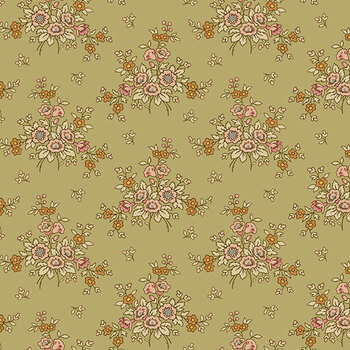 Plum Creek A-10684-N Caroline Taupe by Little House on the Prairie for Andover Fabrics