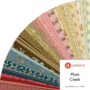 Plum Creek  2.5" Strips Little House on the Prairie for Andover Fabrics