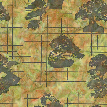 The Zen Garden 82301-53 Bonsai Sunglow by Banyan Batiks for Northcott Fabrics