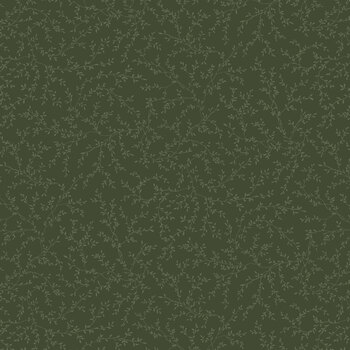 A Rose is a Rose R652230D-HUNTER Sprig by The Smithsonian for Marcus Fabrics