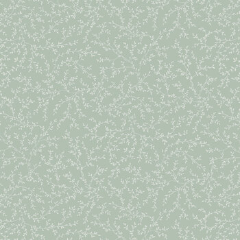 A Rose is a Rose R652230D-MINT Sprig by The Smithsonian for Marcus Fabrics