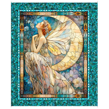 Moonlit Dreams 32371-Q Fairy Panel by Morris Creative Group for QT Fabrics
