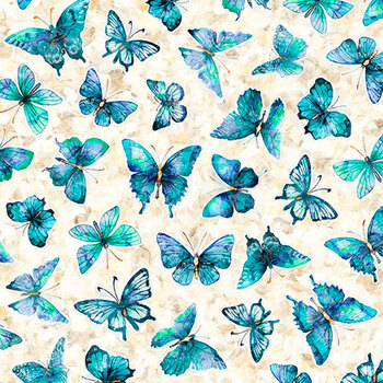 Moonlit Dreams 32375-Q Butterflies by Morris Creative Group for QT Fabrics
