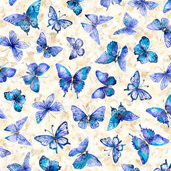 Moonlit Dreams 32375-V Butterflies by Morris Creative Group for QT Fabrics