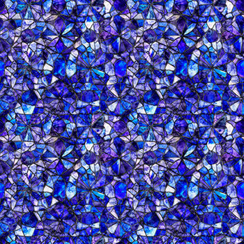 Lumenique 31942-BV Lapis Mosaic Blender by Morris Creative Group for QT Fabrics
