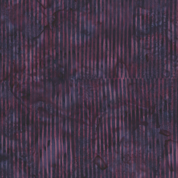 R2284 Stripe Batiks R2284-88 Boysenberry by Hoffman Fabrics