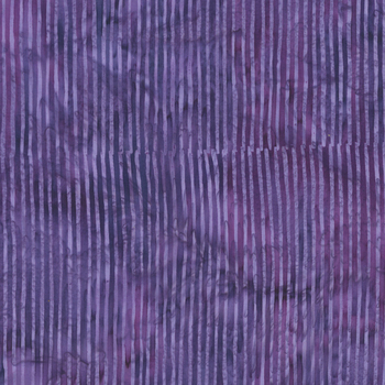 R2284 Stripe Batiks R2284-81 Violet by Hoffman Fabrics