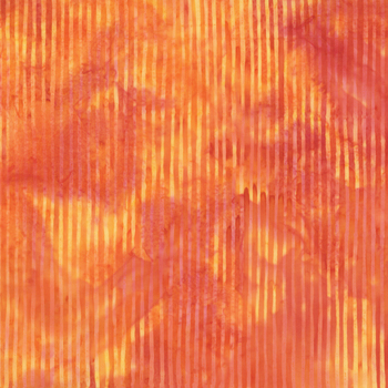R2284 Stripe Batiks R2284-192 Pumpkin by Hoffman Fabrics