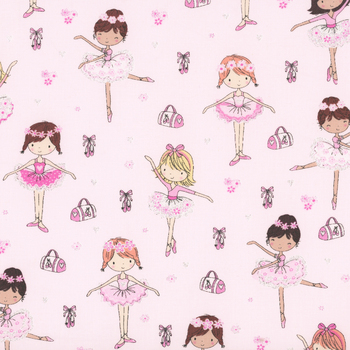Tiny Dancer FUN-CM3817 PINK by Timeless Treasures Fabrics