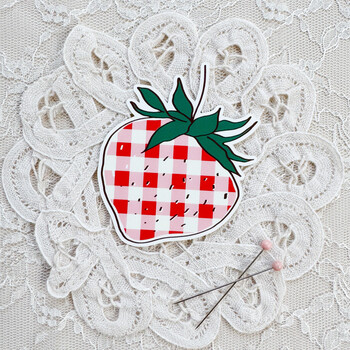 Check Strawberry Sticker